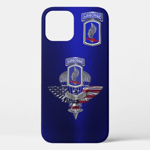 173rd Airborne Brigade Combat Team Airborne iPhone 12 Case