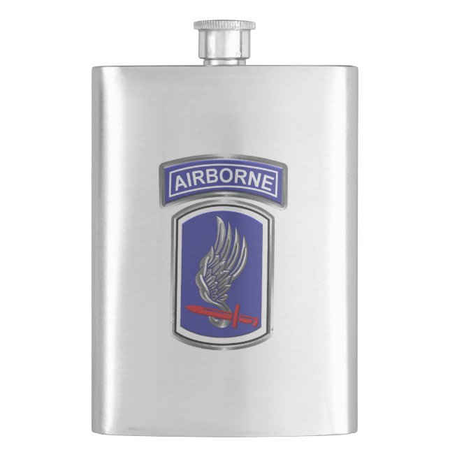 173rd Airborne Brigade Combat Team Flask (Front)