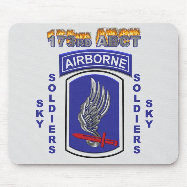 173rd Airborne Brigade Combat Team Mouse Pad (Front)