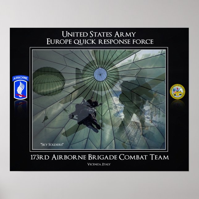 173rd Airborne Brigade Combat Team Poster (Front)
