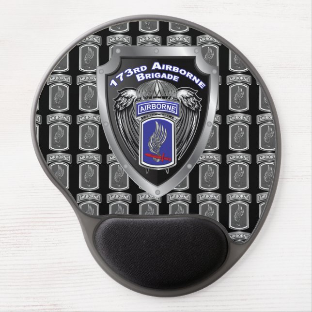 173rd Airborne Brigade Combat Team Shield Gel Mouse Pad (Front)