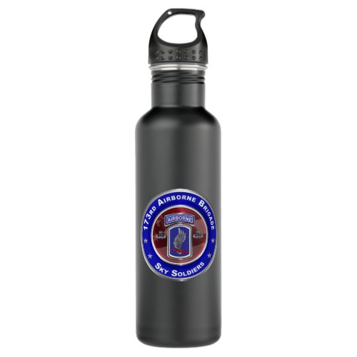 173rd Airborne Brigade Combat Team  Stainless Steel Water Bottle