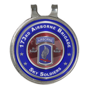 173rd Airborne Brigade Golf Hat Clip