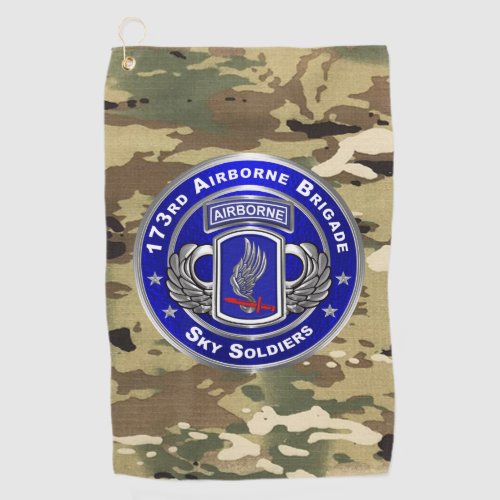 173rd Airborne Brigade   Golf Towel