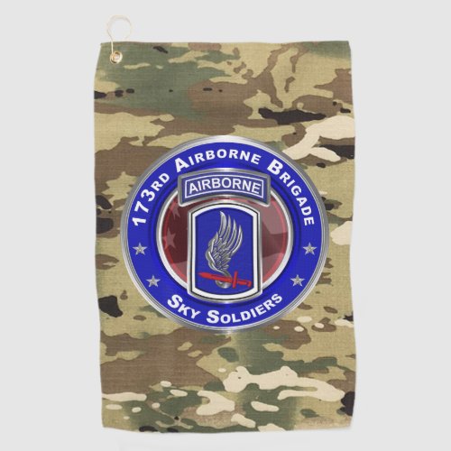 173rd Airborne Brigade  Golf Towel