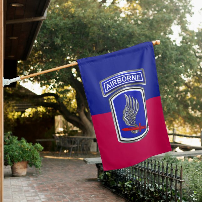 173rd Airborne Brigade  House Flag (In SItu)