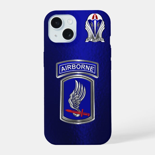 173rd Airborne Brigade  Iphone Case (Back)