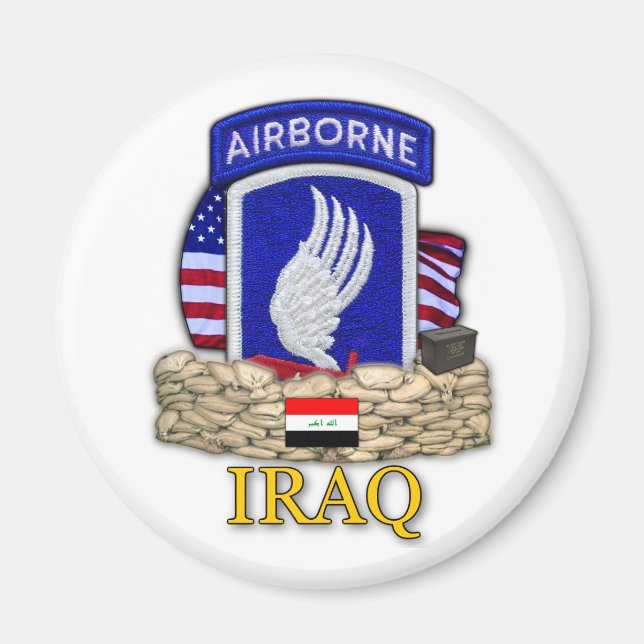173rd airborne brigade iraq war veterans Magnet (Front)