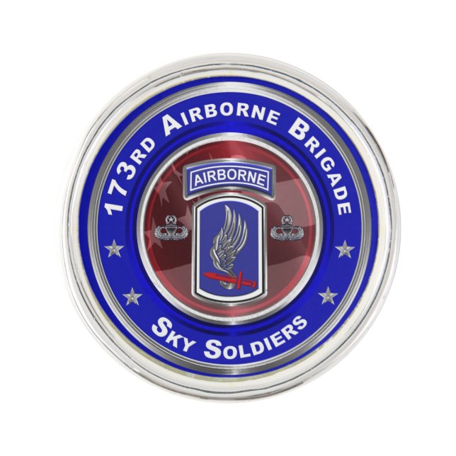 173rd Airborne Brigade Keepsake Lapel Pin (Front)