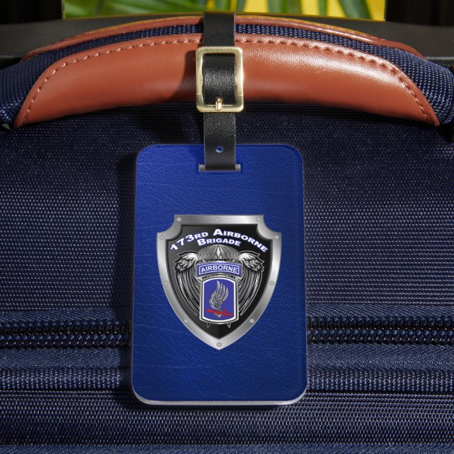 173rd Airborne Brigade    Luggage Tag (Front Insitu 2)