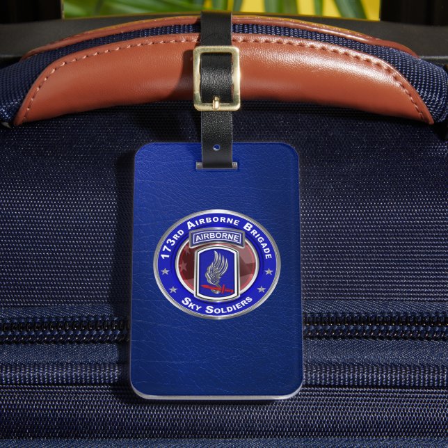 173rd Airborne Brigade   Luggage Tag (Front Insitu 2)