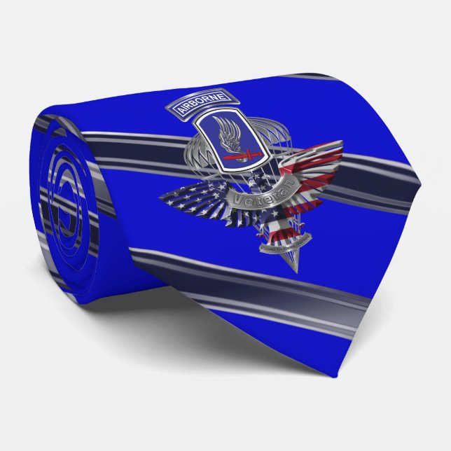 173rd Airborne Brigade Neck Tie (Rolled)