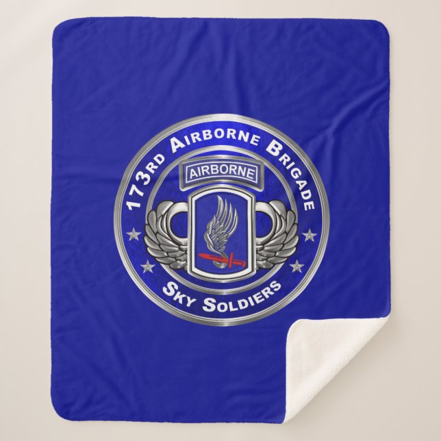 173rd Airborne Brigade   Sherpa Blanket (Front)