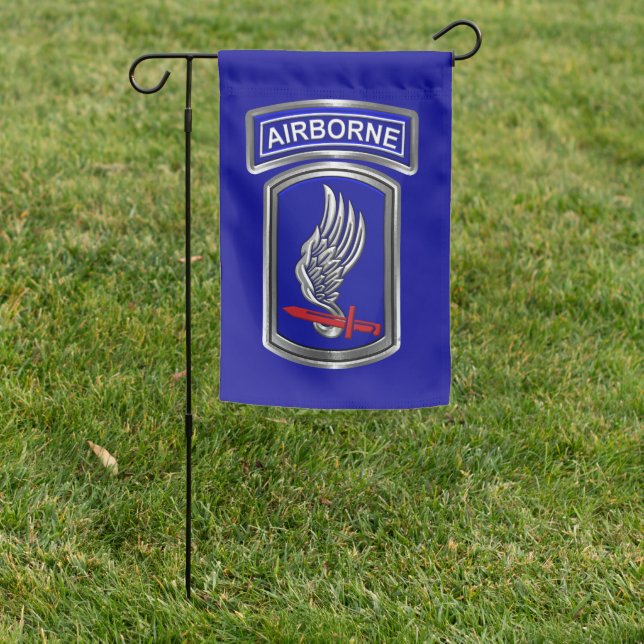 173rd Airborne Brigade Sky Soldiers  Garden Flag (In SItu)