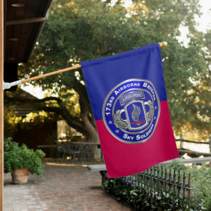 173rd Airborne Brigade Sky Soldiers House Flag