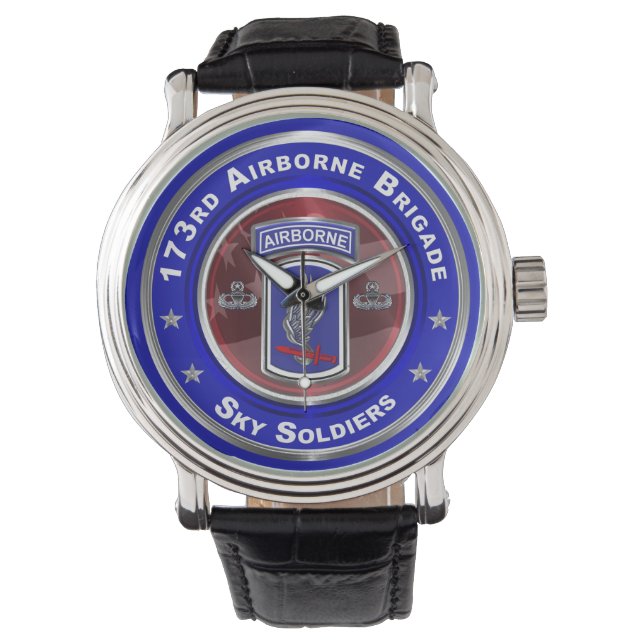 173rd Airborne Brigade SKY SOLDIERS Keepsake Watch (Front)