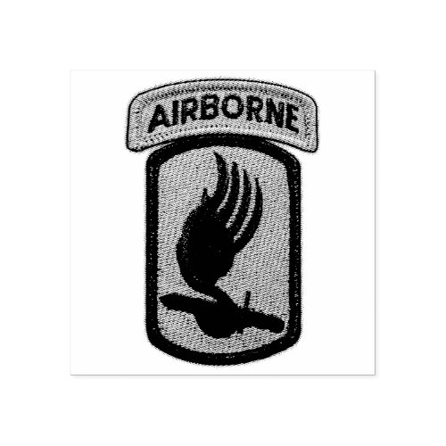 173rd Airborne Brigade Sky Soldiers Veterans Vets Rubber Stamp