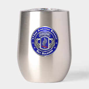 173rd Airborne Brigade Thermal Wine Tumbler