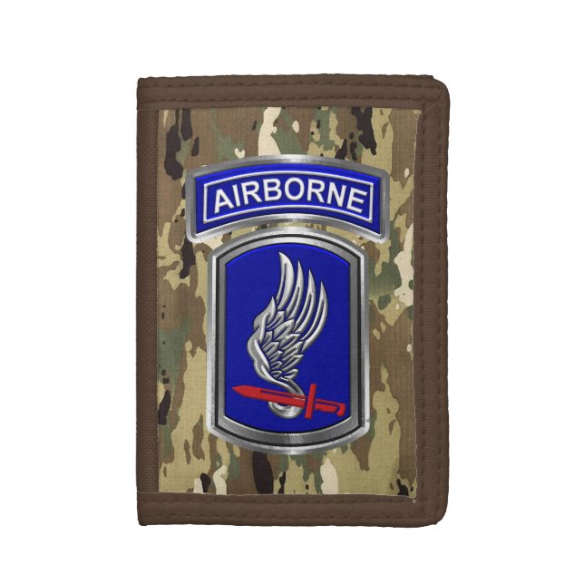 173rd Airborne Brigade  Trifold Wallet (Front Vertical)