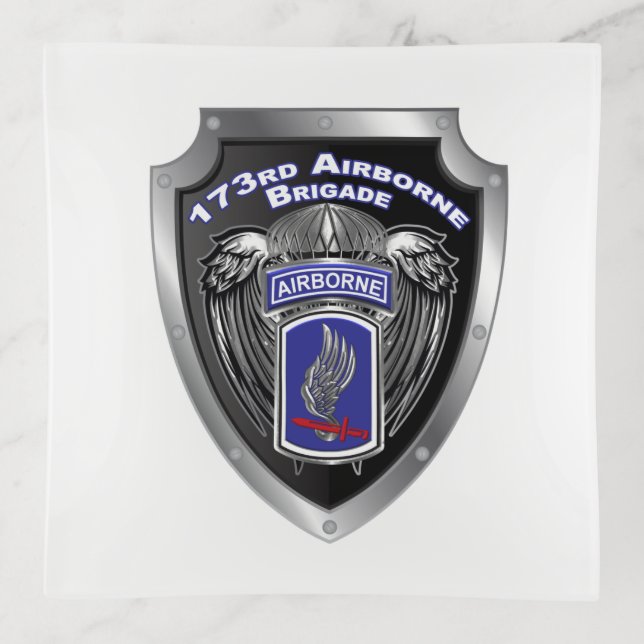 173rd Airborne Brigade  Trinket Tray (Front)