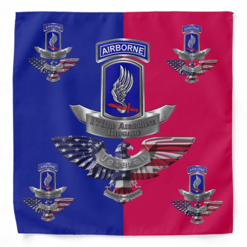 173rd Airborne Brigade Veteran Bandana