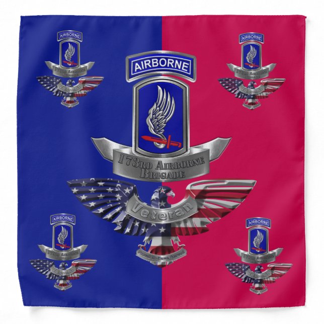 173rd Airborne Brigade Veteran Bandana (Front)