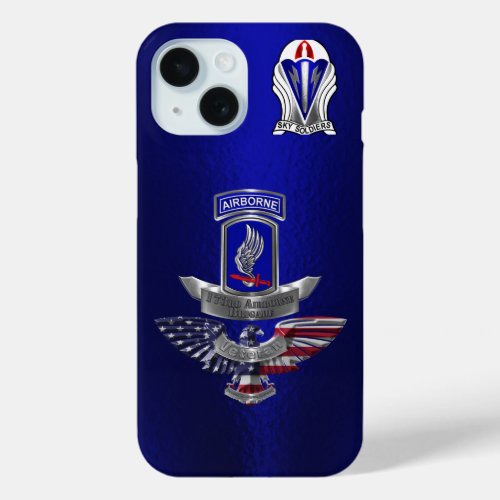 173rd Airborne Brigade Veteran iPhone 15 Case