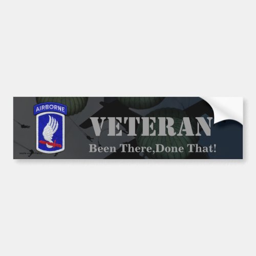 173rd airborne brigade veterans bumper sticker