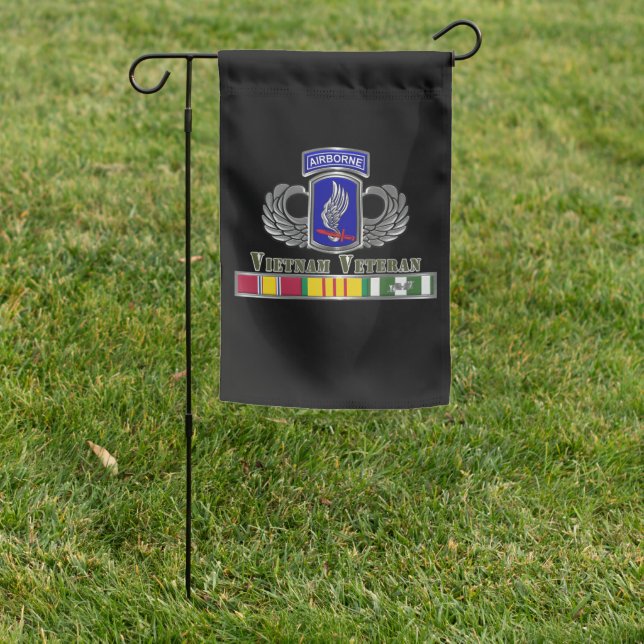 173rd Airborne Brigade Vietnam Veteran Garden Flag (In SItu)