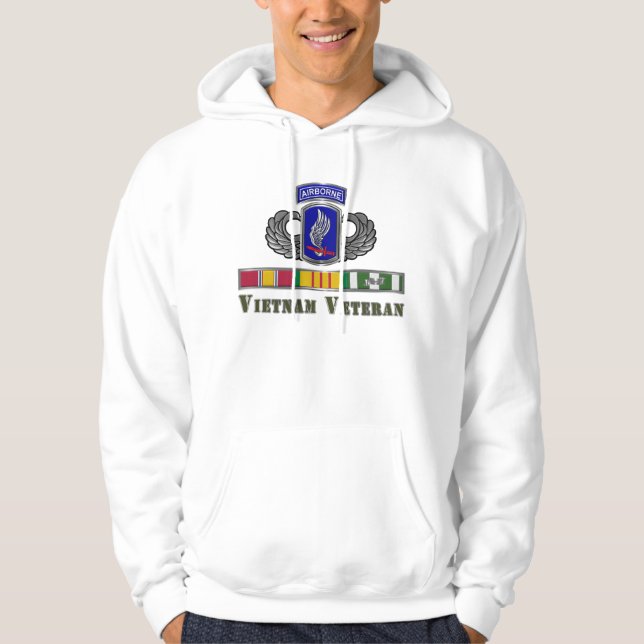 173rd Airborne Brigade Vietnam Veteran   Hoodie (Front)