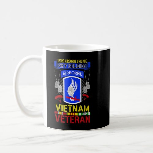 173rd Airborne Brigade Vietnam Veteran Shirt Sky S Coffee Mug
