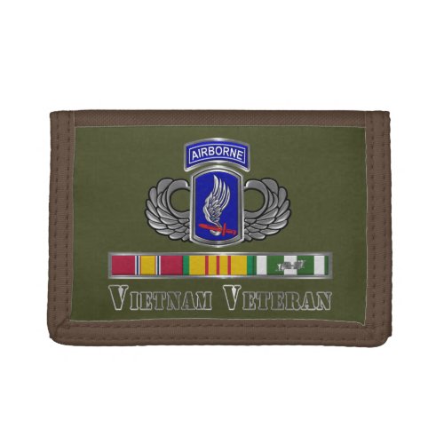 173rd Airborne Brigade Vietnam Veteran Trifold Wallet