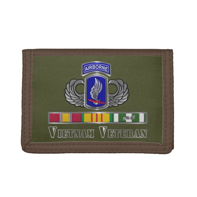 173rd Airborne Brigade Vietnam Veteran Trifold Wallet (Front)