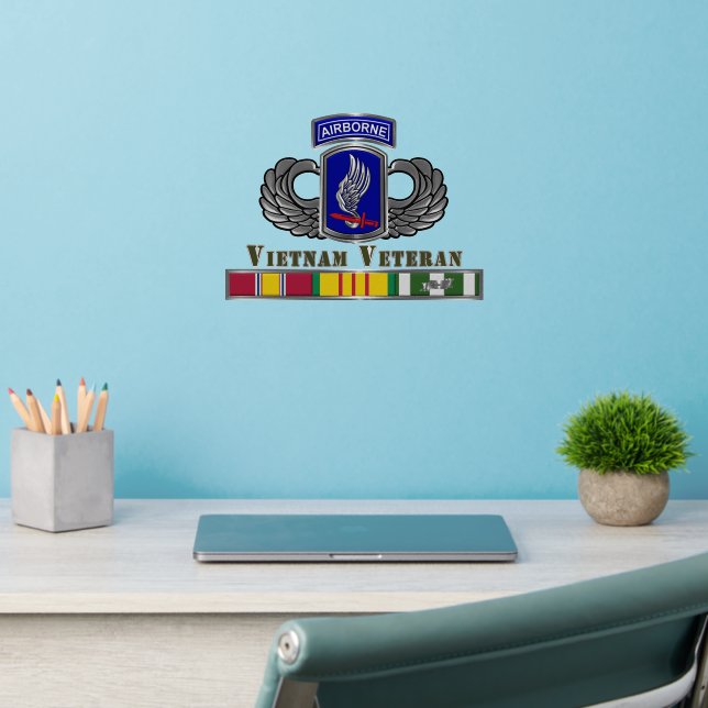 173rd Airborne Brigade Vietnam Veteran Wall Decal (Home Office 2)