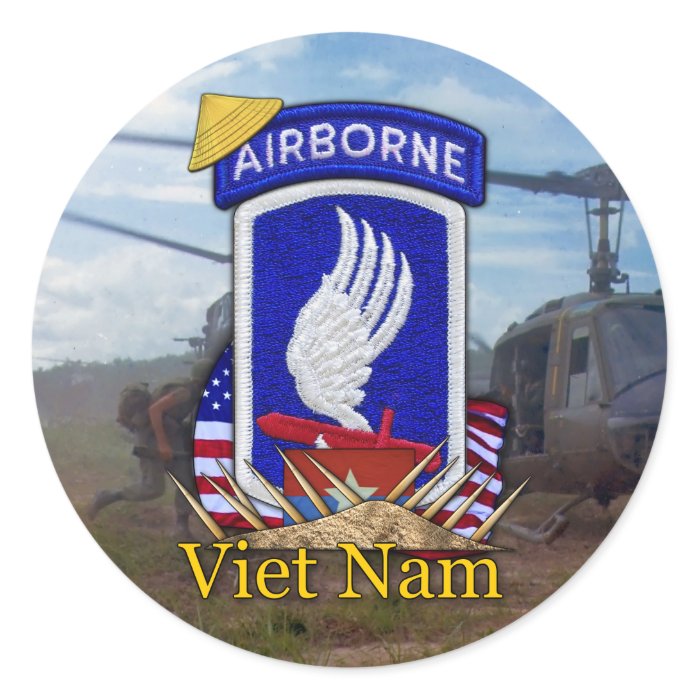 173rd airborne brigade vietnam war Stickers