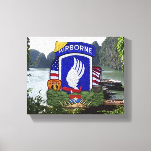 173rd airborne brigade vietnam war veterans vets c canvas print