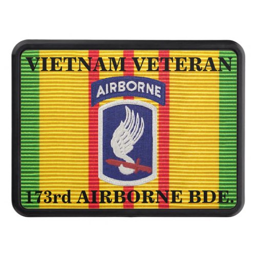 173rd Airborne Brigade VSM Ribbon Hitch Cover