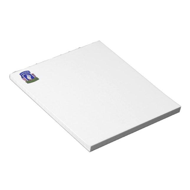 173rd airborne brigade war veterans vets Notepad (Angled)