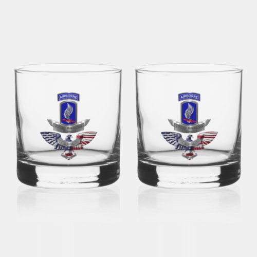 173rd Airborne Brigade  Whiskey Glass