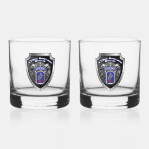 173rd Airborne Brigade Whiskey Glass