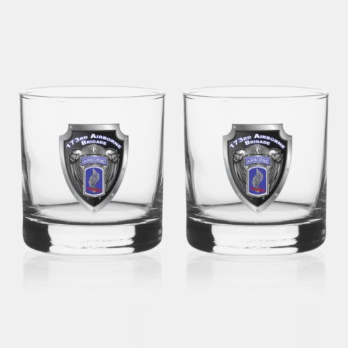 173rd Airborne Brigade  Whiskey Glass