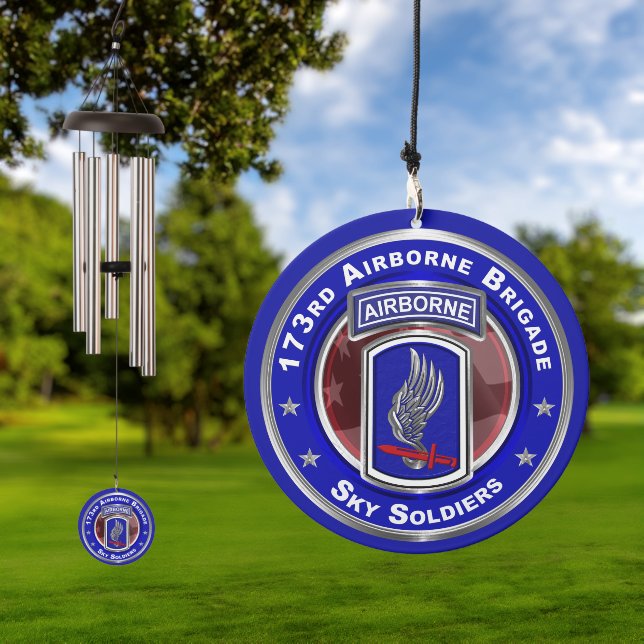 173rd Airborne Brigade Wind Chime (Outdoor)