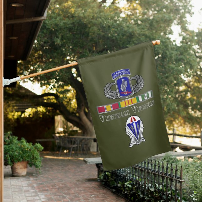 173rd Airborne BrigadeVietnam Veteran House Flag (In SItu)
