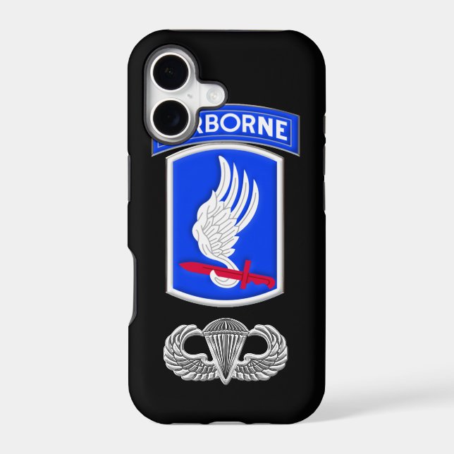 173rd Airborne Division Iphone Case (Back)