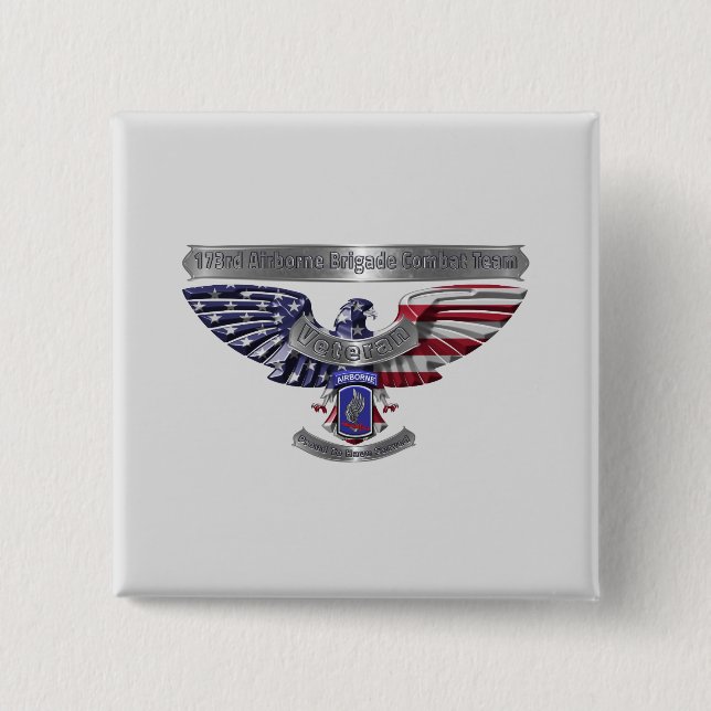 173rd Airborne “Proud To Have Served” Button (Front)