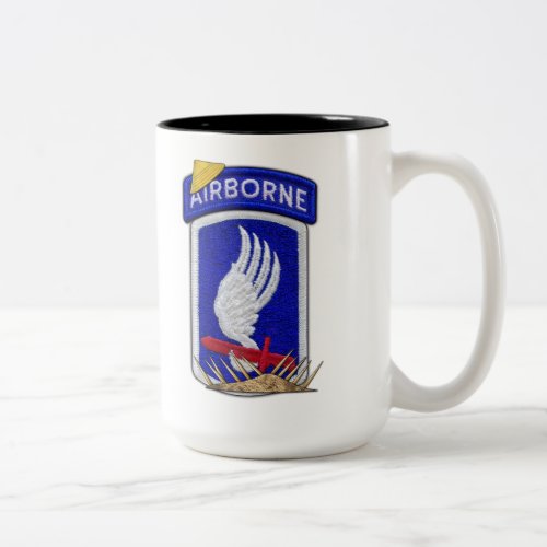 173rd airborne vietnam nam war vets patch Two_Tone coffee mug
