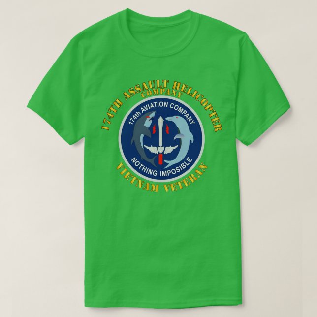 174th AHC Vietnam Vet T-Shirt (Design Front)