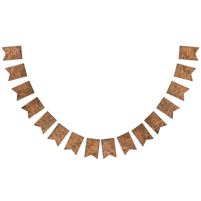 1758 Cape Breton Antique Map Bunting Flags (All)