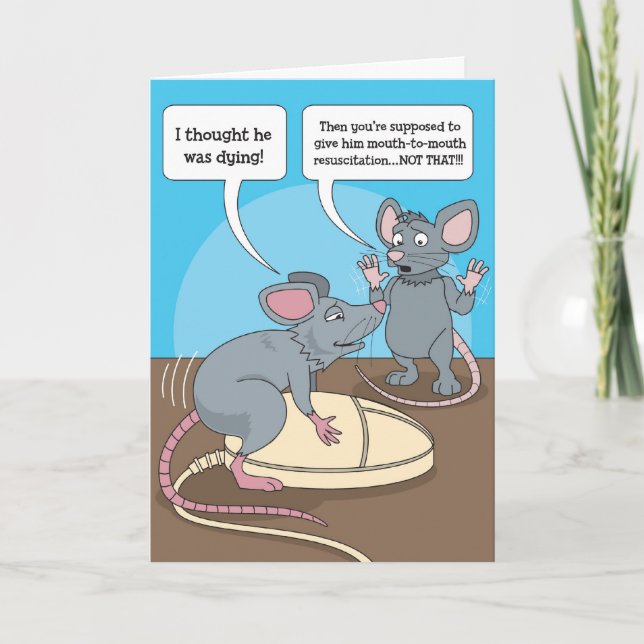 #176 Mice Any Occassion Card (Front)