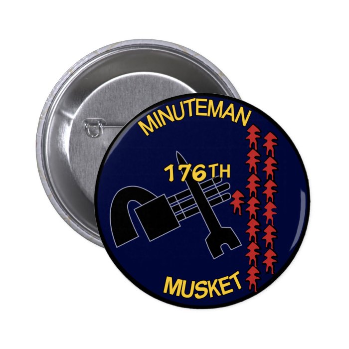 176th AHC Minuteman Musket Buttons